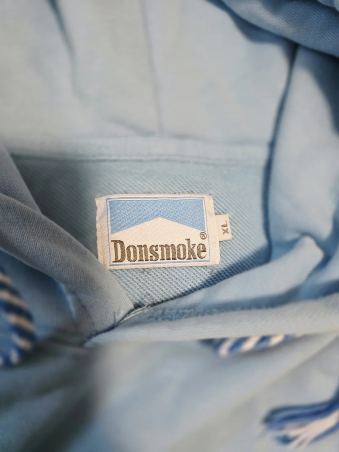 Donsmoke I Don't Smoke Light Blue Hoodie - photo 3