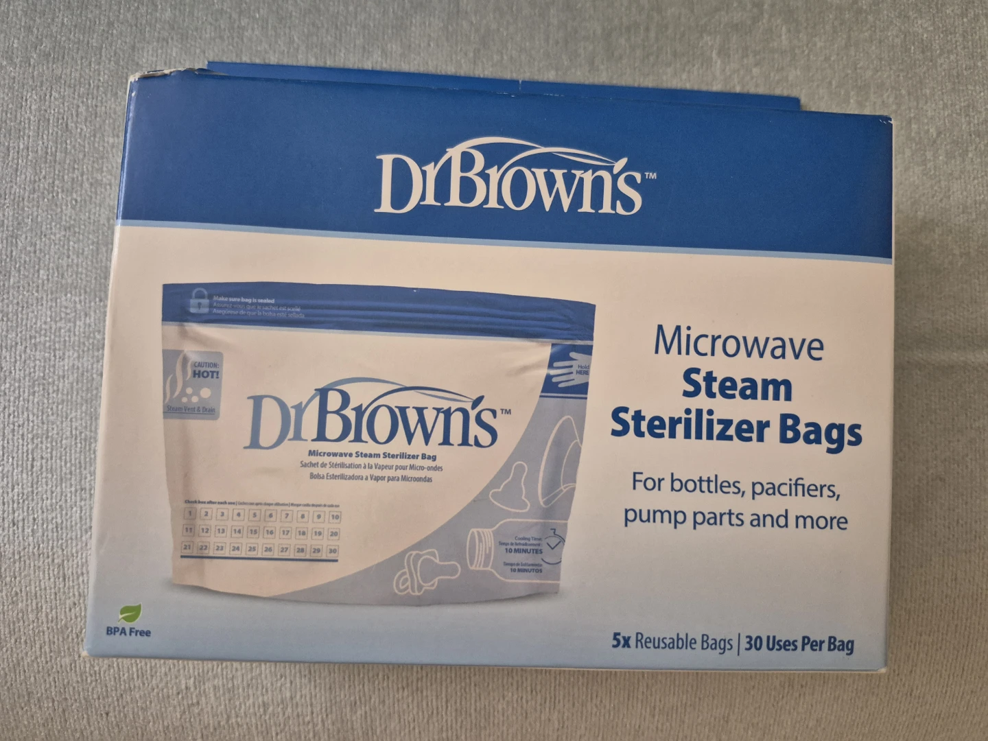 Dr. Brown's Microwave Steam Sterilizer Bags