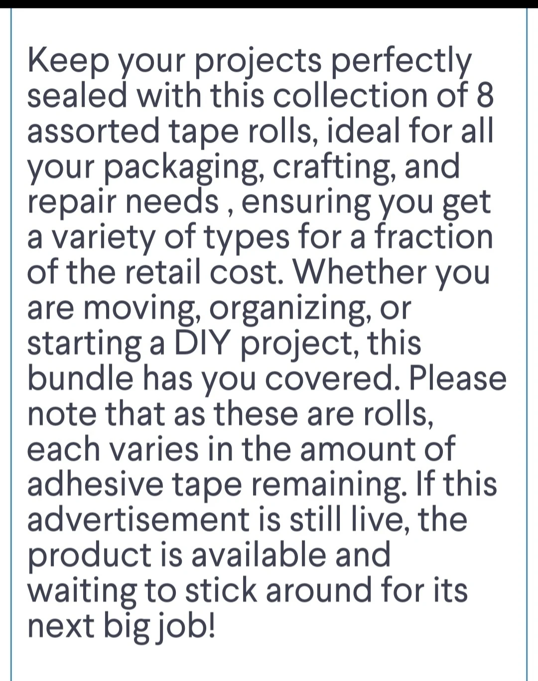 Assorted Tape Rolls - photo 3