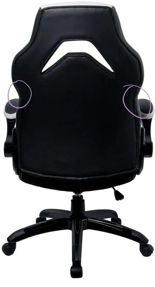 Emerge Gaming Chair - Black and White - photo 2