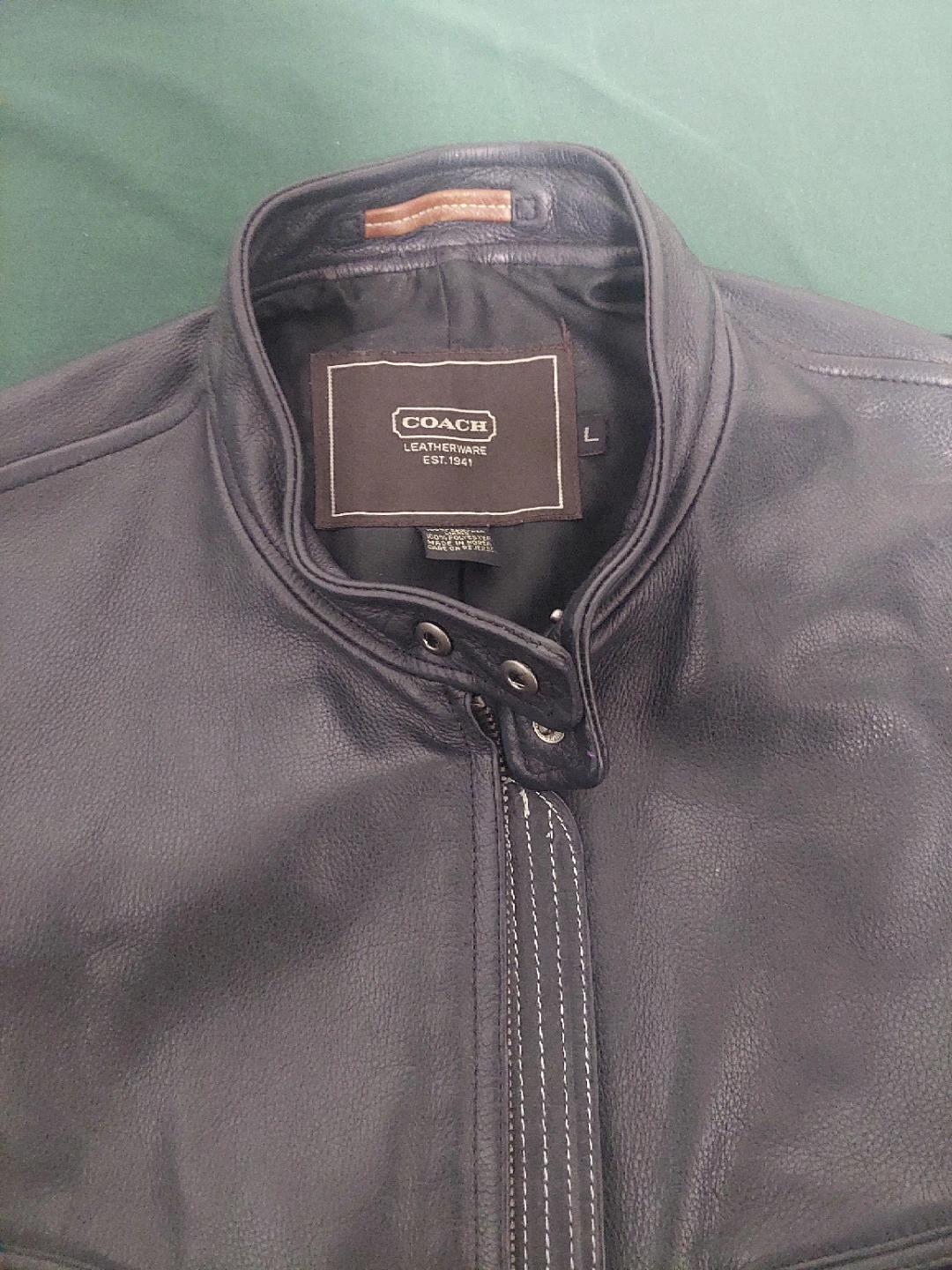 Coach Leather Jacket Black $140 FIRM – NO TRADES" - photo 3