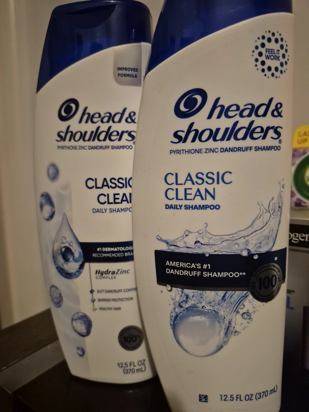 2 Head & Shoulders Classic Clean Shampoo Bottles