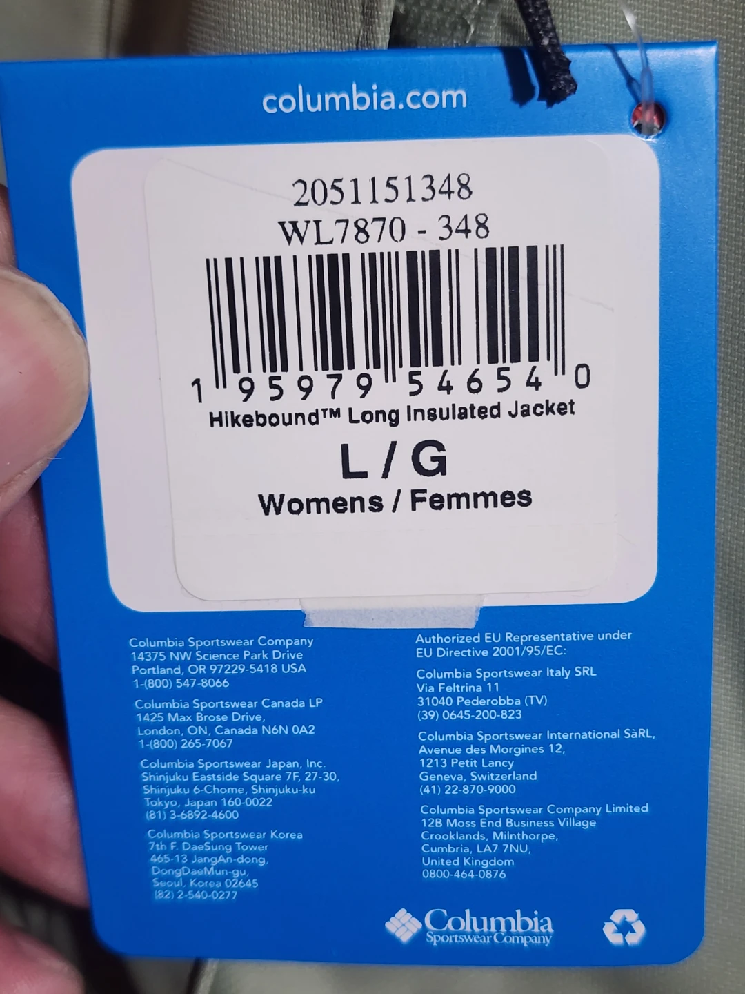 *NEW*Columbia Hikebound II Long Insulated Jacket - photo 4