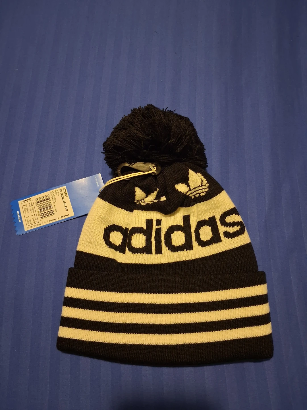 Adidas Originals AC Jacquard Pom Beanie