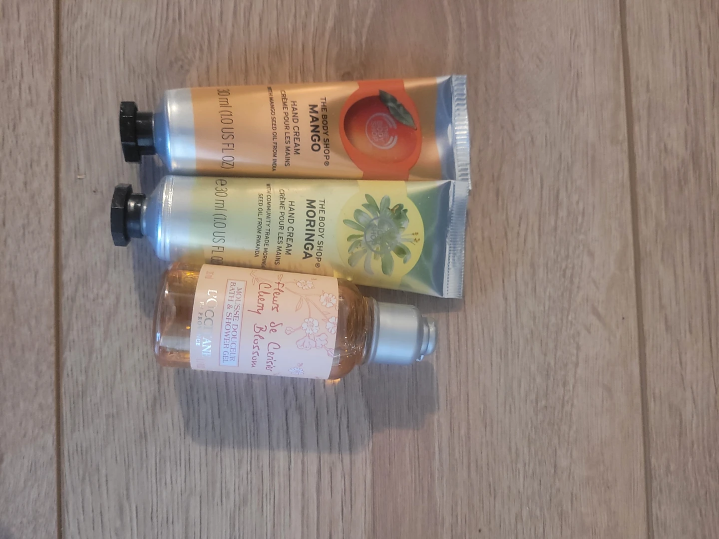 The  L'Occitane Shower Gel and Body Shop Handcreams set Set