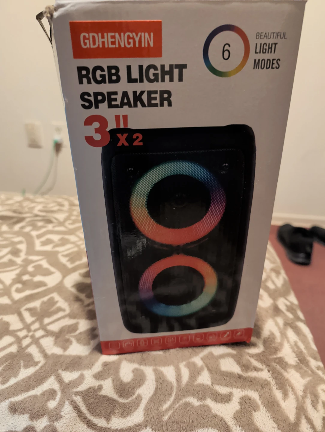 GDHENGYN RGB Light Speaker Model HY-3317 - photo 5
