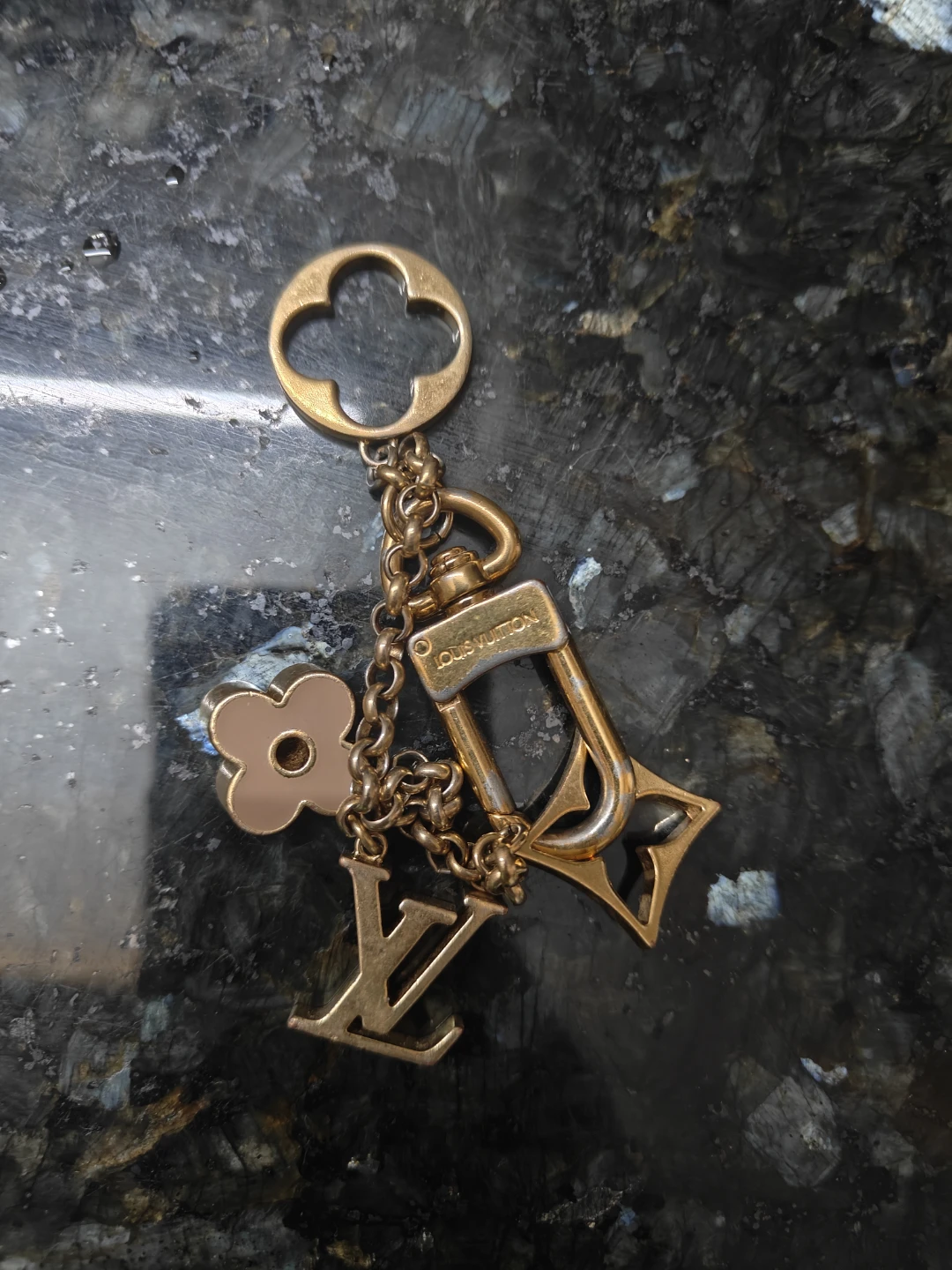 Louis Vuitton Monogram Flower Bag Charm