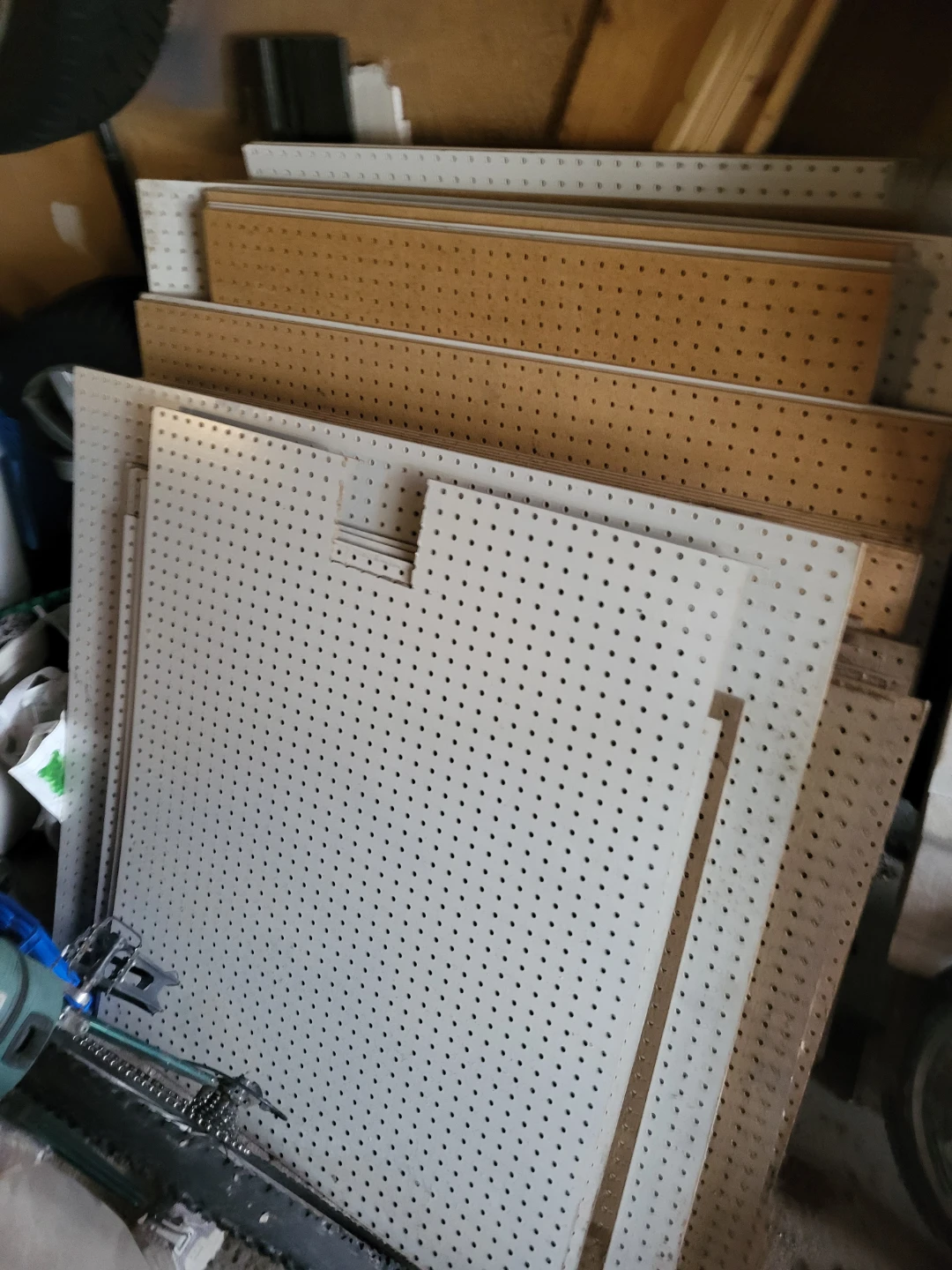 Assorted Pegboard Panels