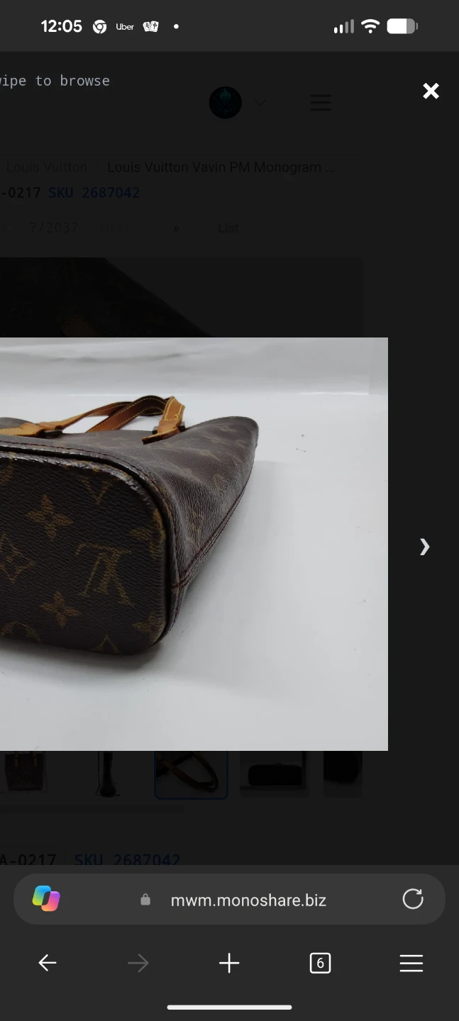 Preowned, Authentic Louis Vuitton Vavin PM Monogram - photo 5