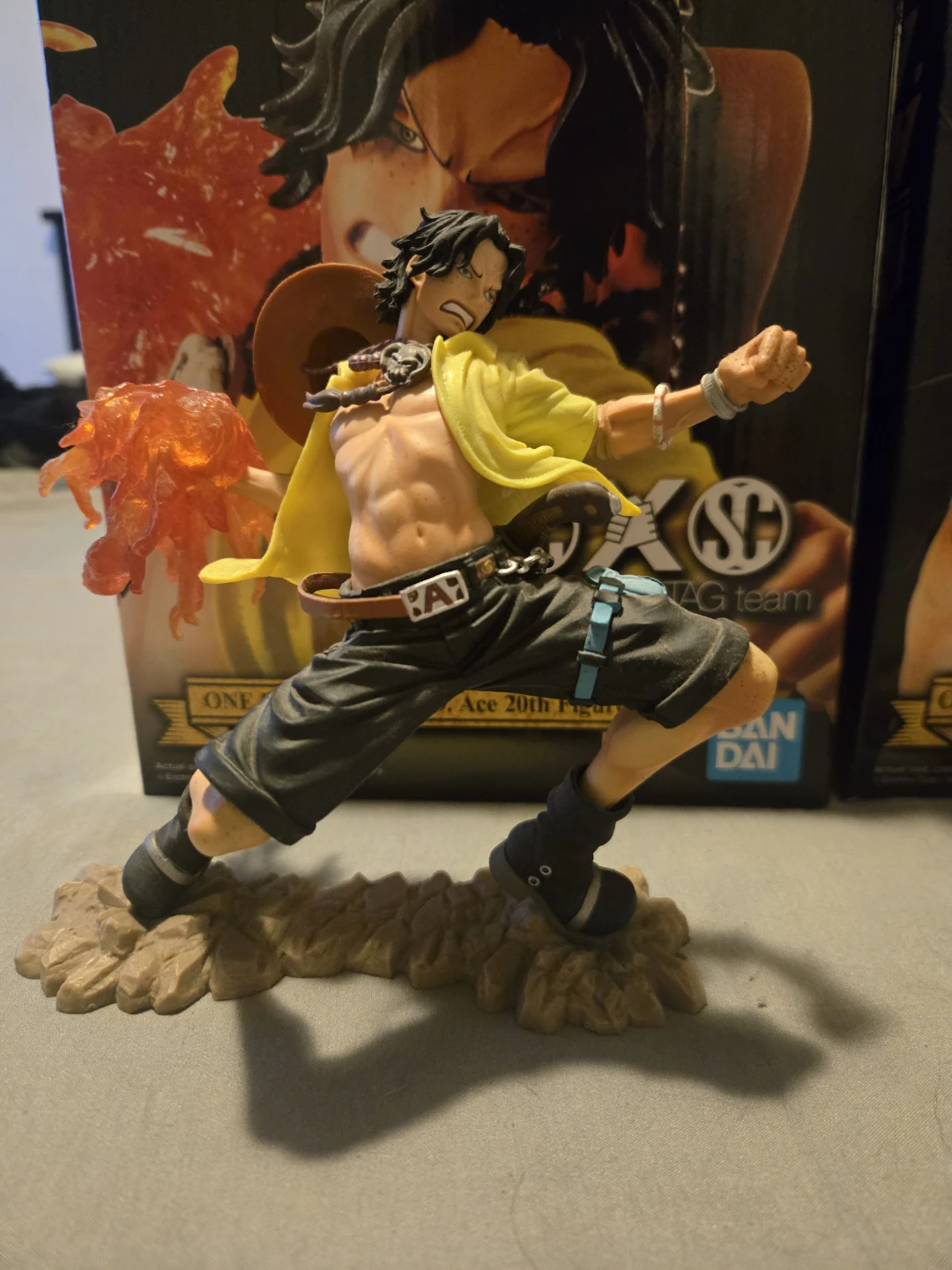 One Piece Bandai SCultures Ace and Luffy Figures - photo 3