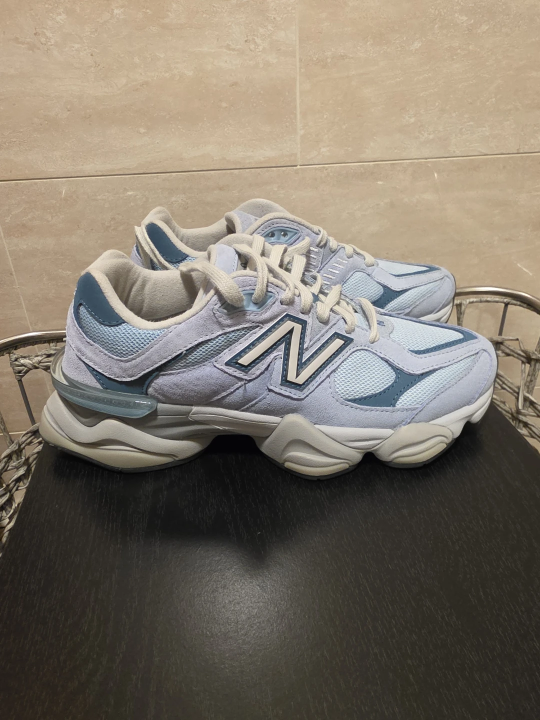 New Balance 9060 Light Blue Sneakers - photo 5