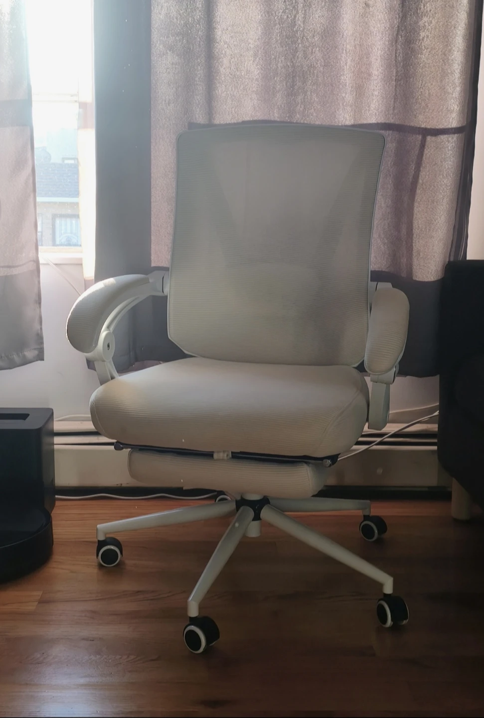 Adjustable Mesh Office Chair with Footrest