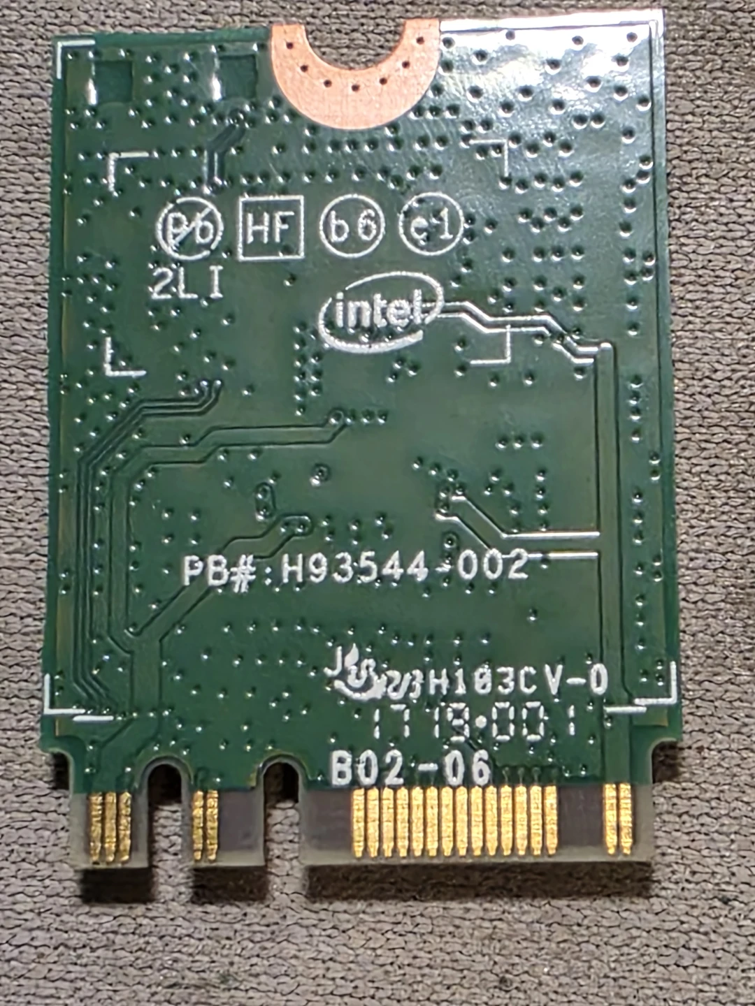 Intel Dual Band Wireless-AC 8265NGW Wi-Fi Card - photo 2