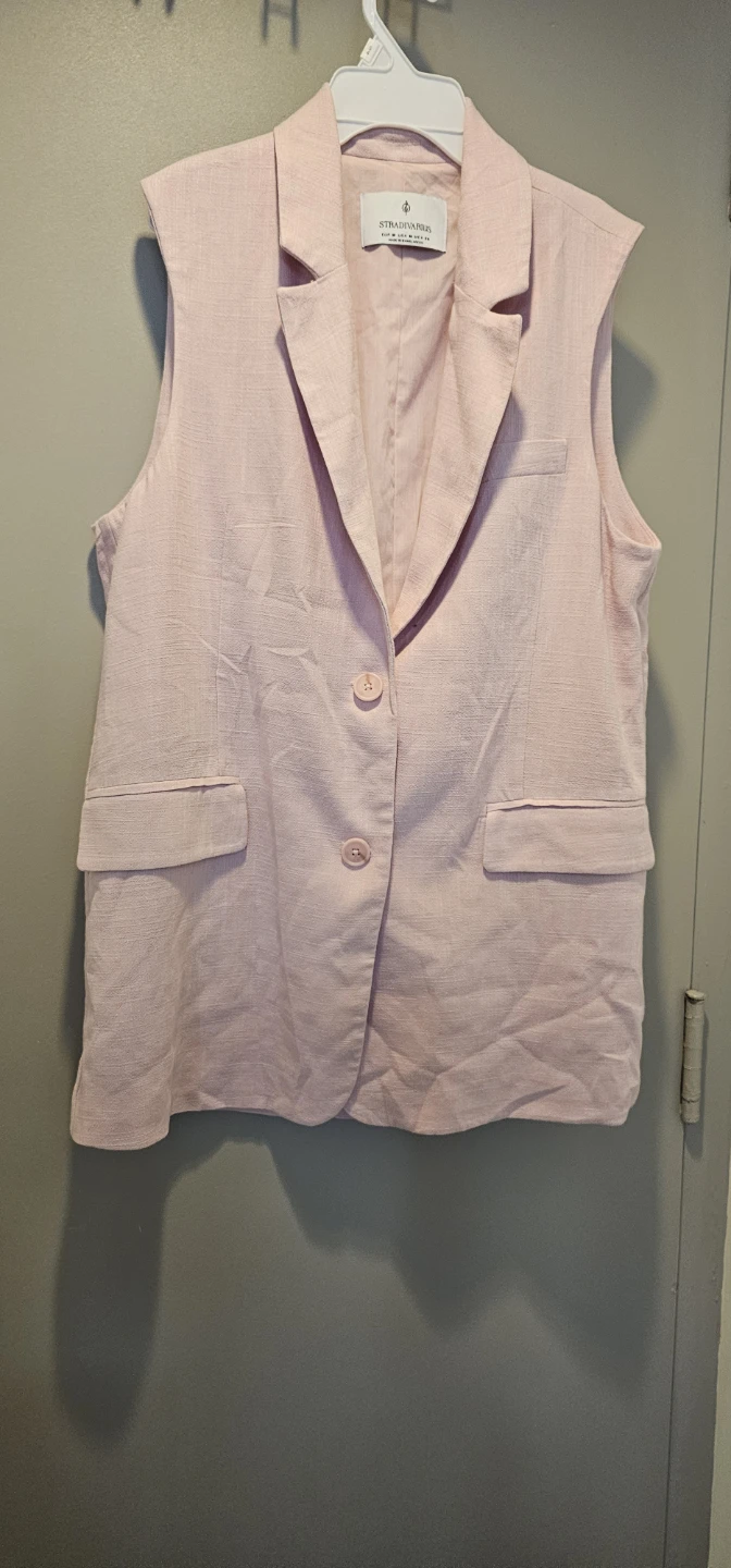 Stradivarius Light Pink Sleeveless Vest - photo 3