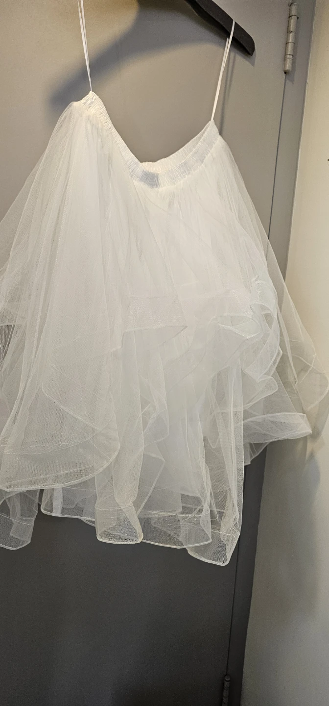 White Tulle Petticoat Skirt - photo 5