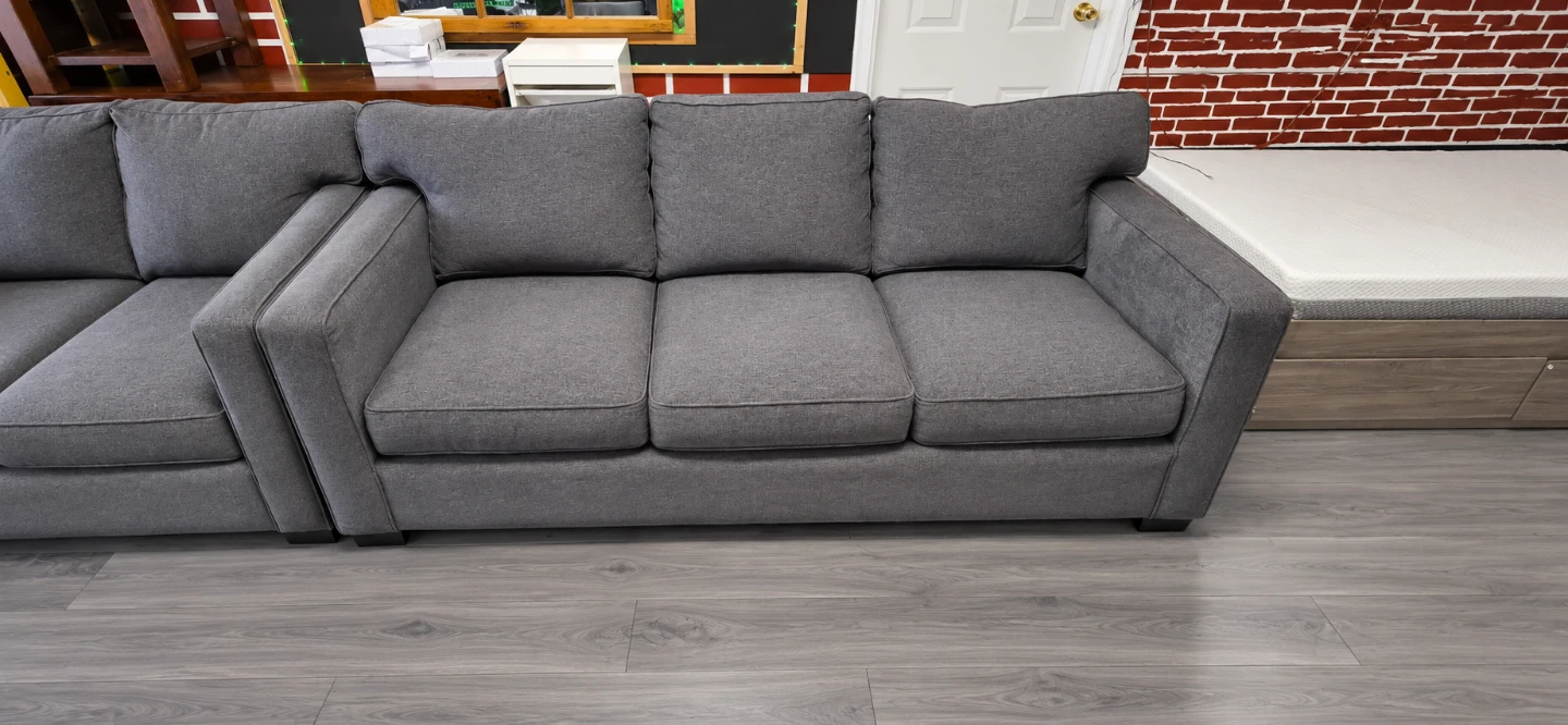 Dark Grey Fabric Sofa - photo 5