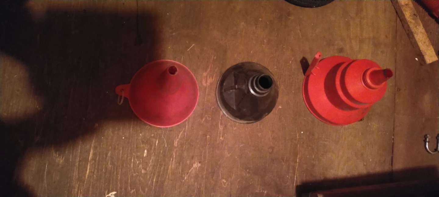 Set of Three Automotive Funnels