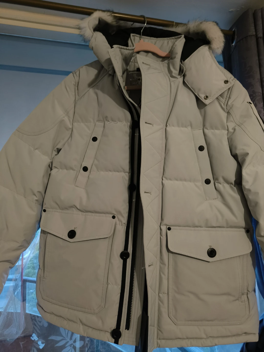 Moose Knuckles Winter Jacket - Light Grey - photo 3