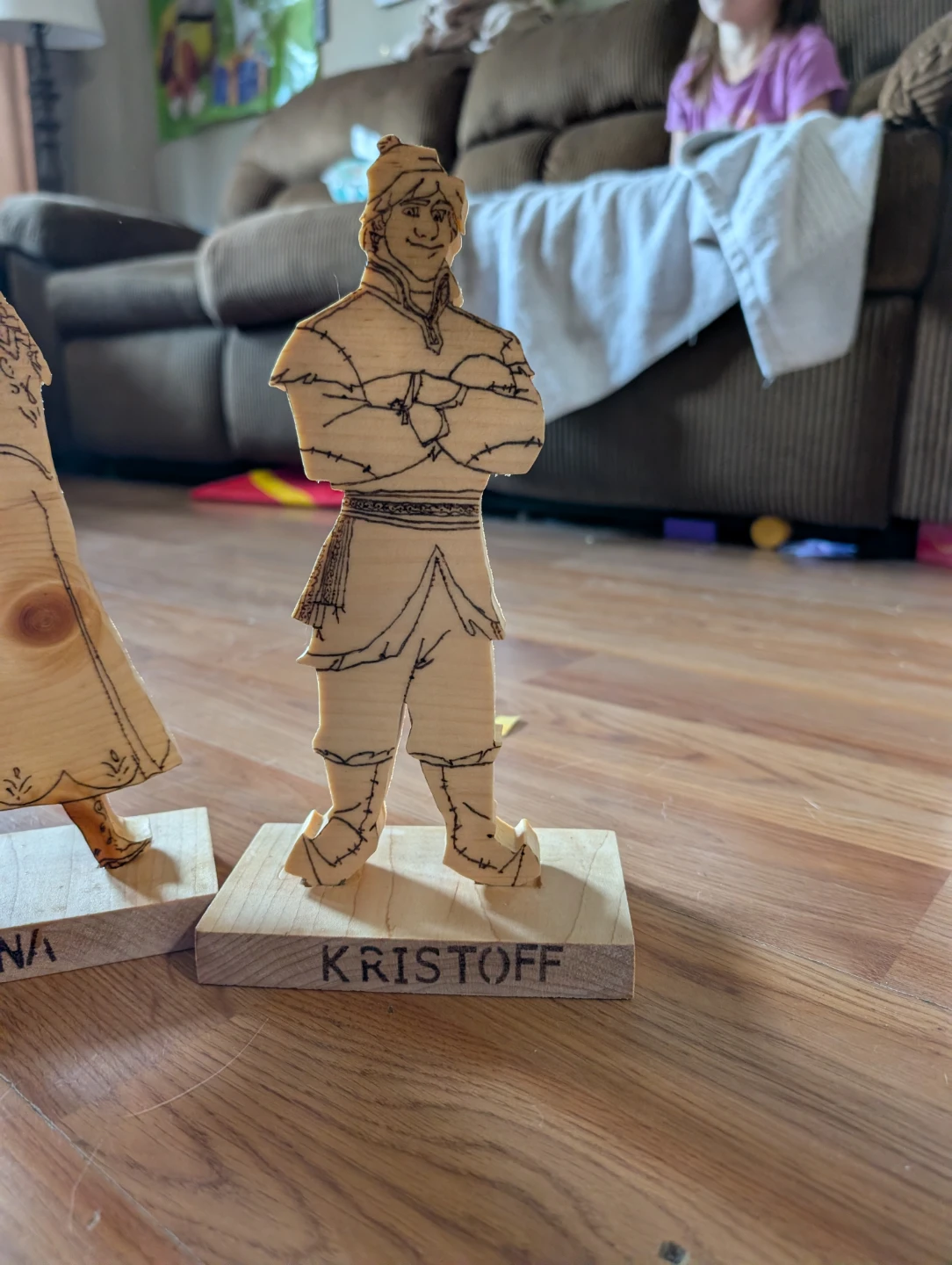 ❄️ Handmade Frozen Wooden Character Set ❄️ - photo 5