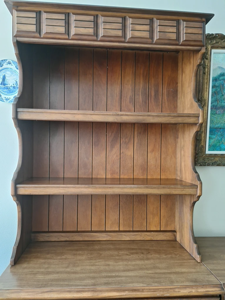 Vintage Stylemaker Maple Finish Book Shelf / Hutch - photo 2