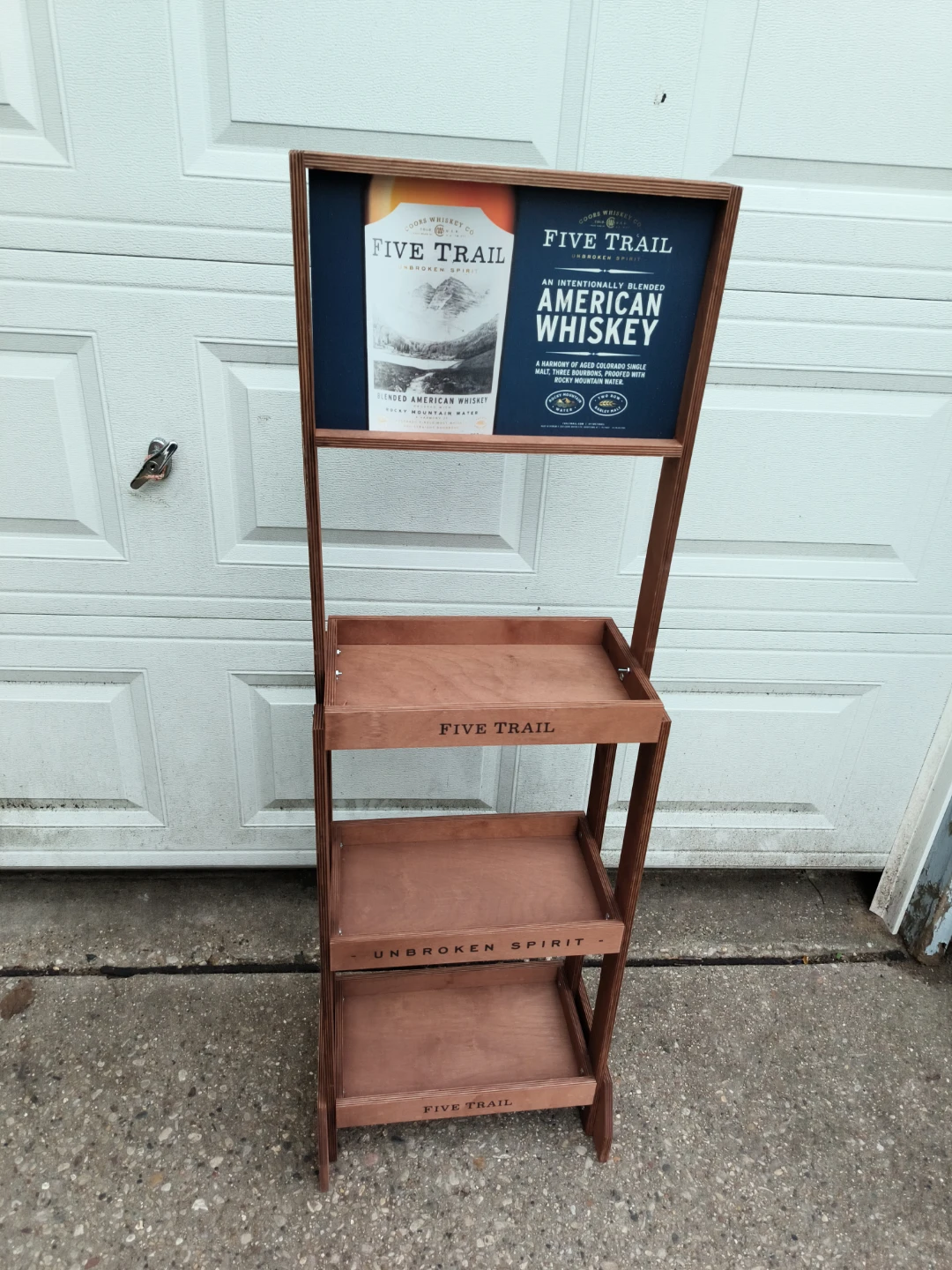 Wood Store Display for Five Trail wood