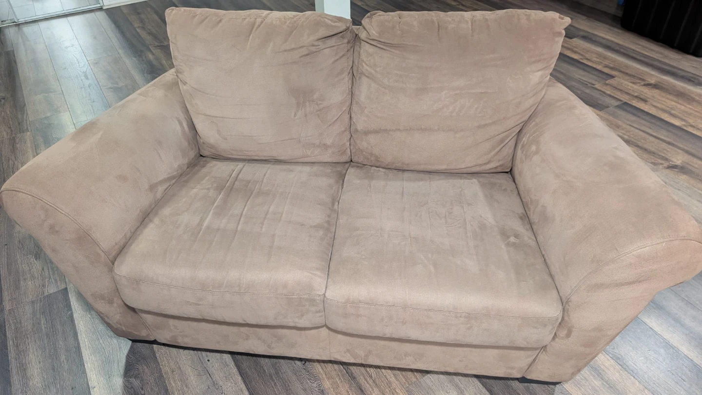 Natuzzi Suede Sofa - photo 3