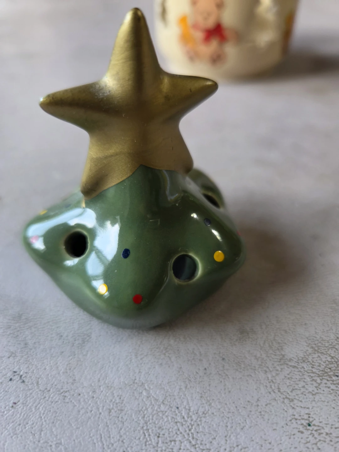 Ceramic Christmas Tree Candle Holder - photo 5