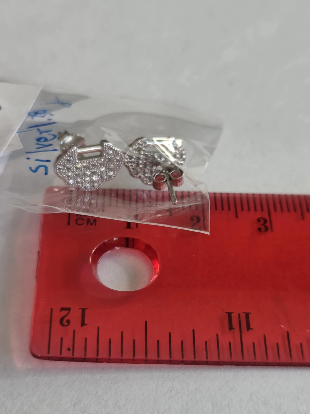 Silver Cubic Zirconia Earrings - photo 2