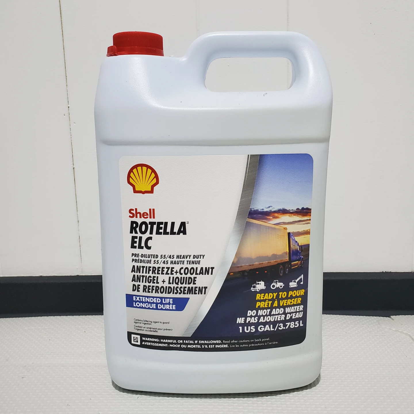 Shell Rotella ELC NF 55/45 Antifreeze Coolant - 3.78L x 6
