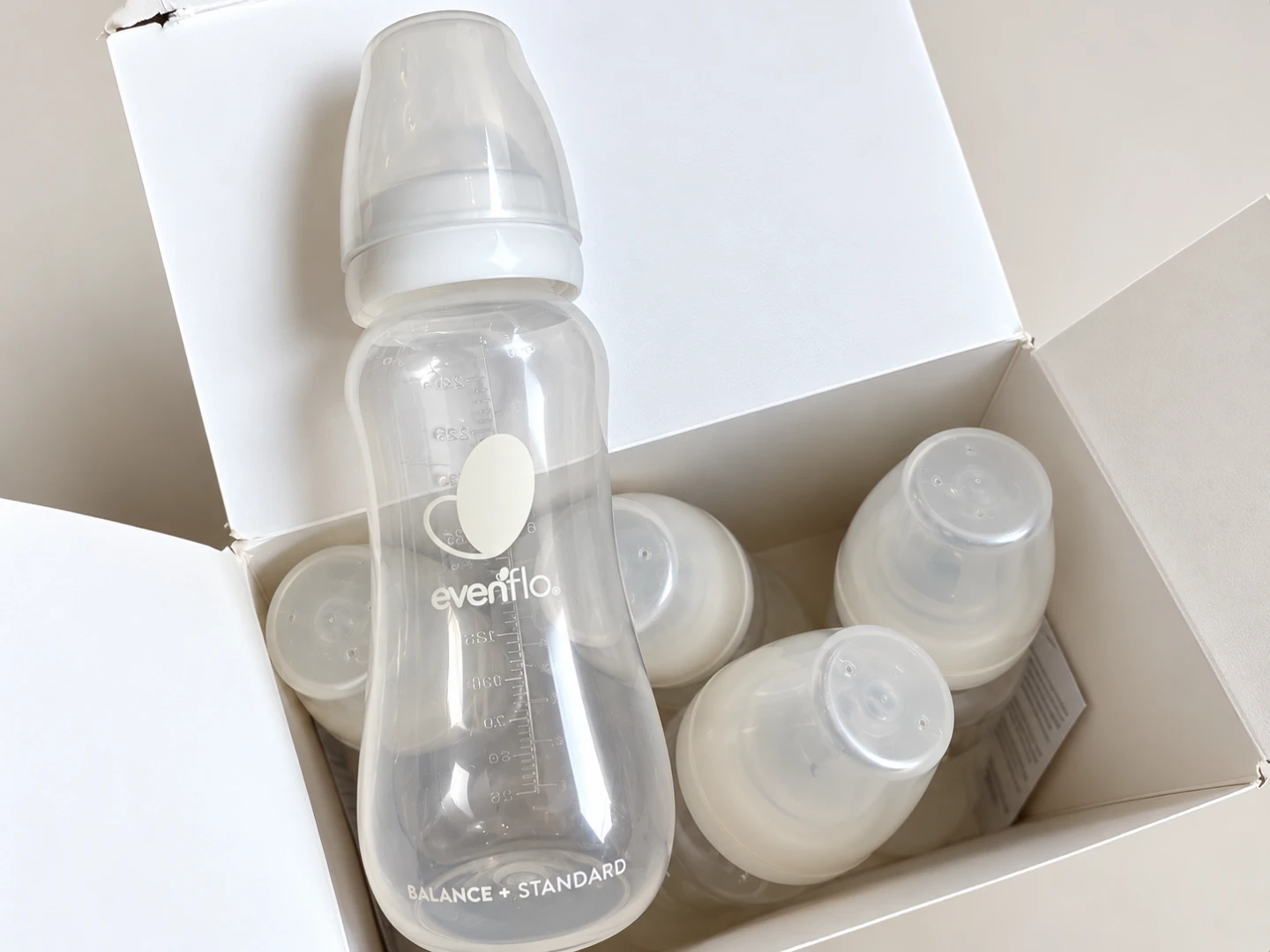 Evenflo Balance + Standard Baby Bottles - 6 Pack