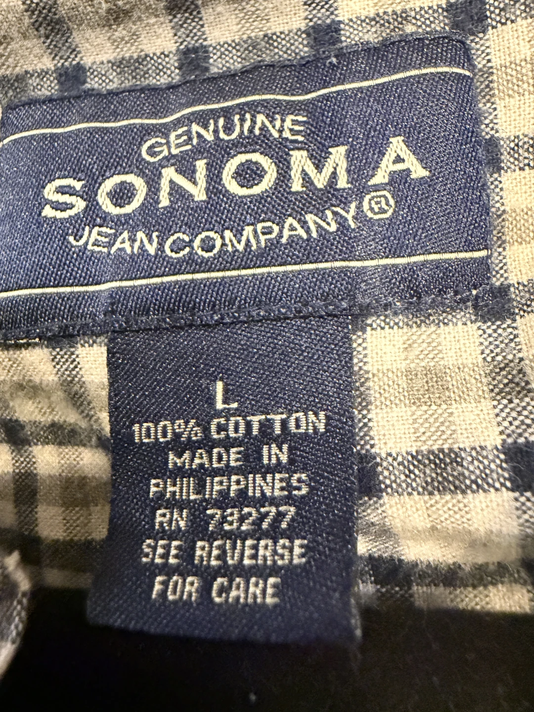 Genuine Sonoma Jean Company Plaid Shirt - photo 3