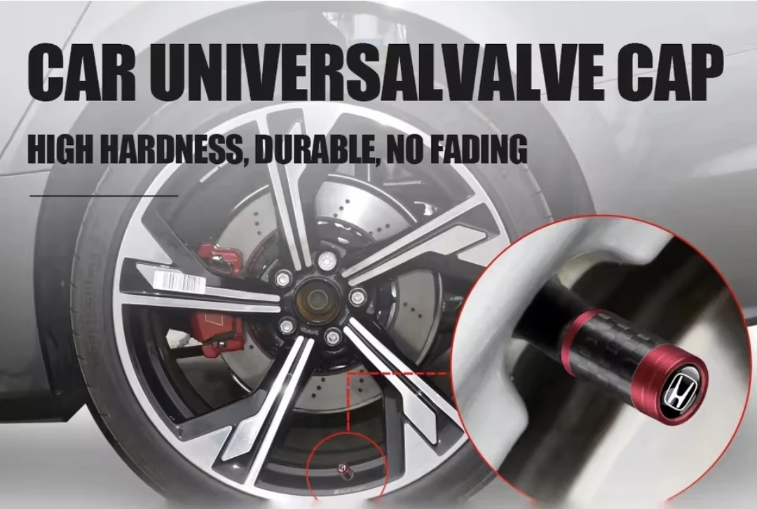 Tire valves/cover for honda
