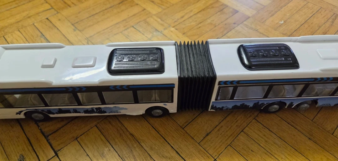 Set of Two City Bus Toy Models - photo 5