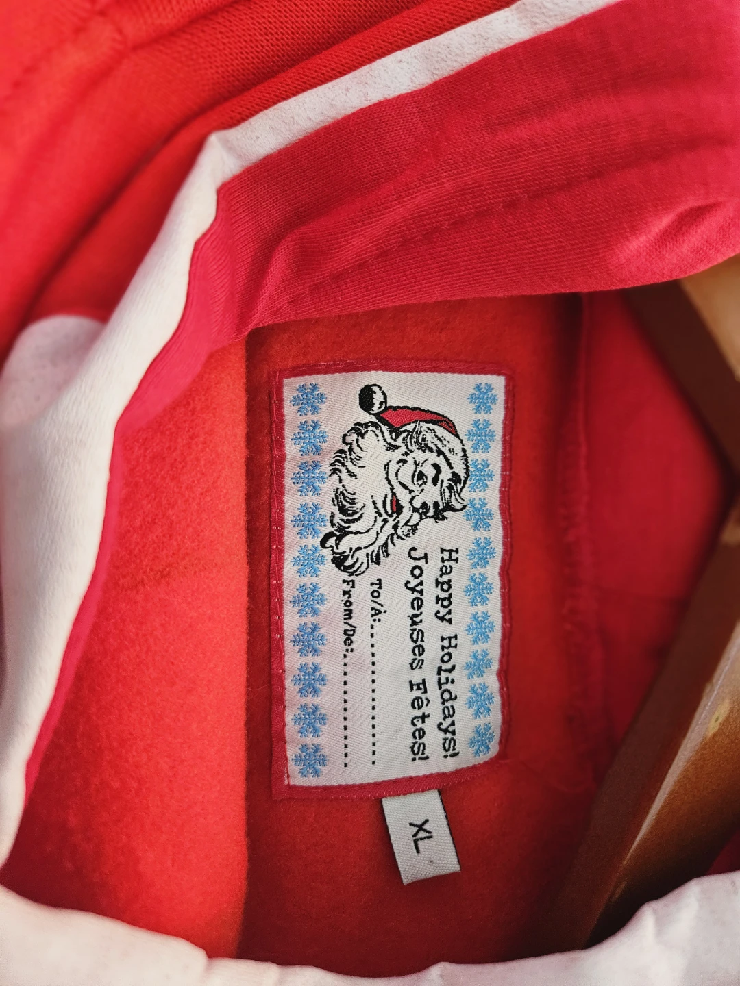 Santa Claus Hooded Sweatshirt, Adult xl - photo 2