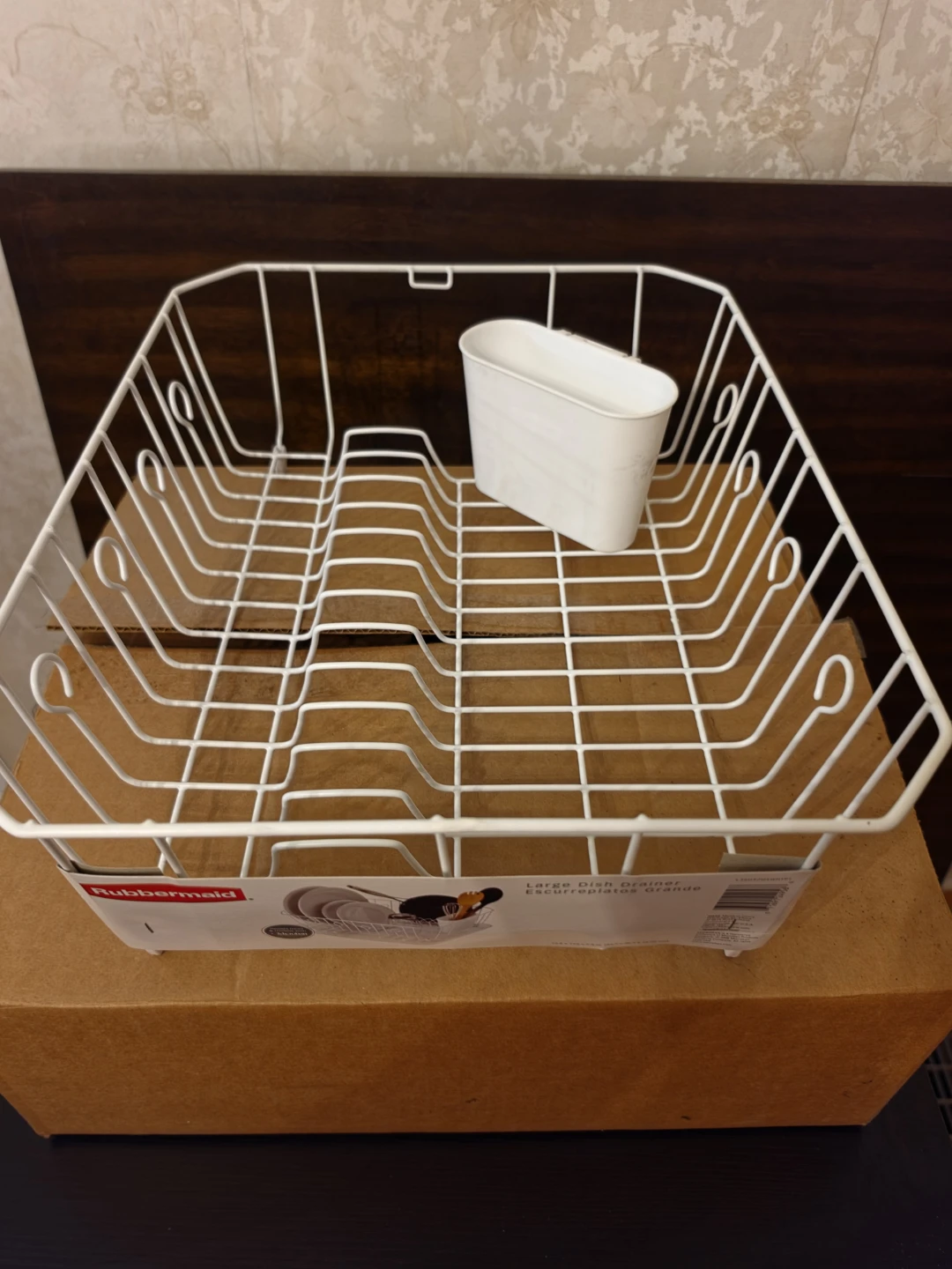 Rubbermaid Large White Dish Drainer with Utensil Holder — New - photo 2