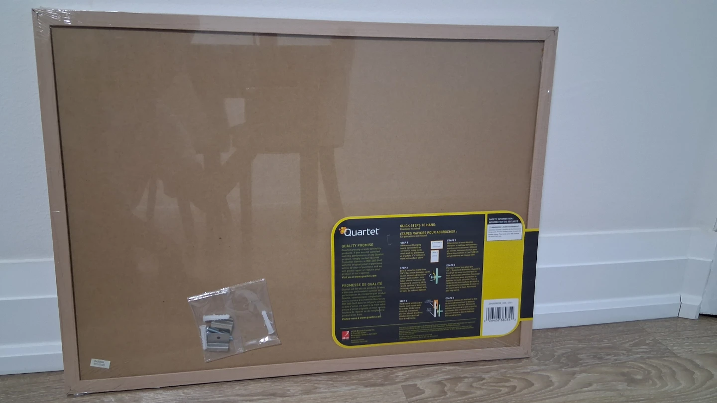 Quartet Cork Bulletin Board 17 x 23 inch - photo 2