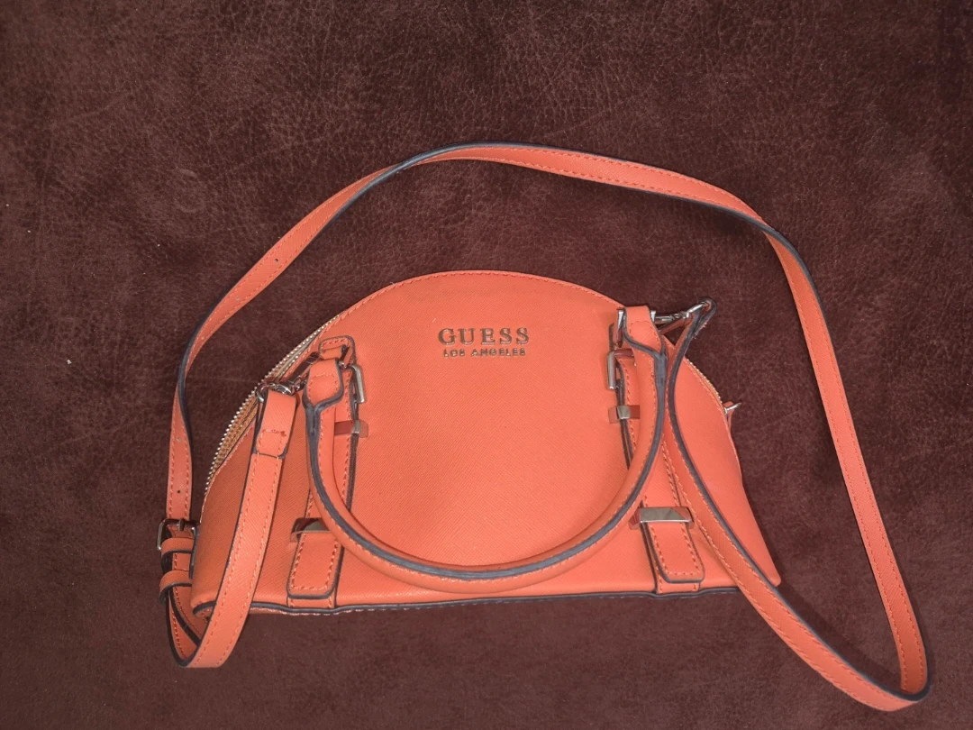 Guess Orange Handbag
