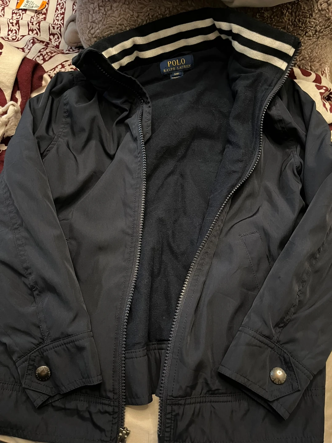 Polo Ralph Lauren Boys Navy Hooded Jacket - photo 2
