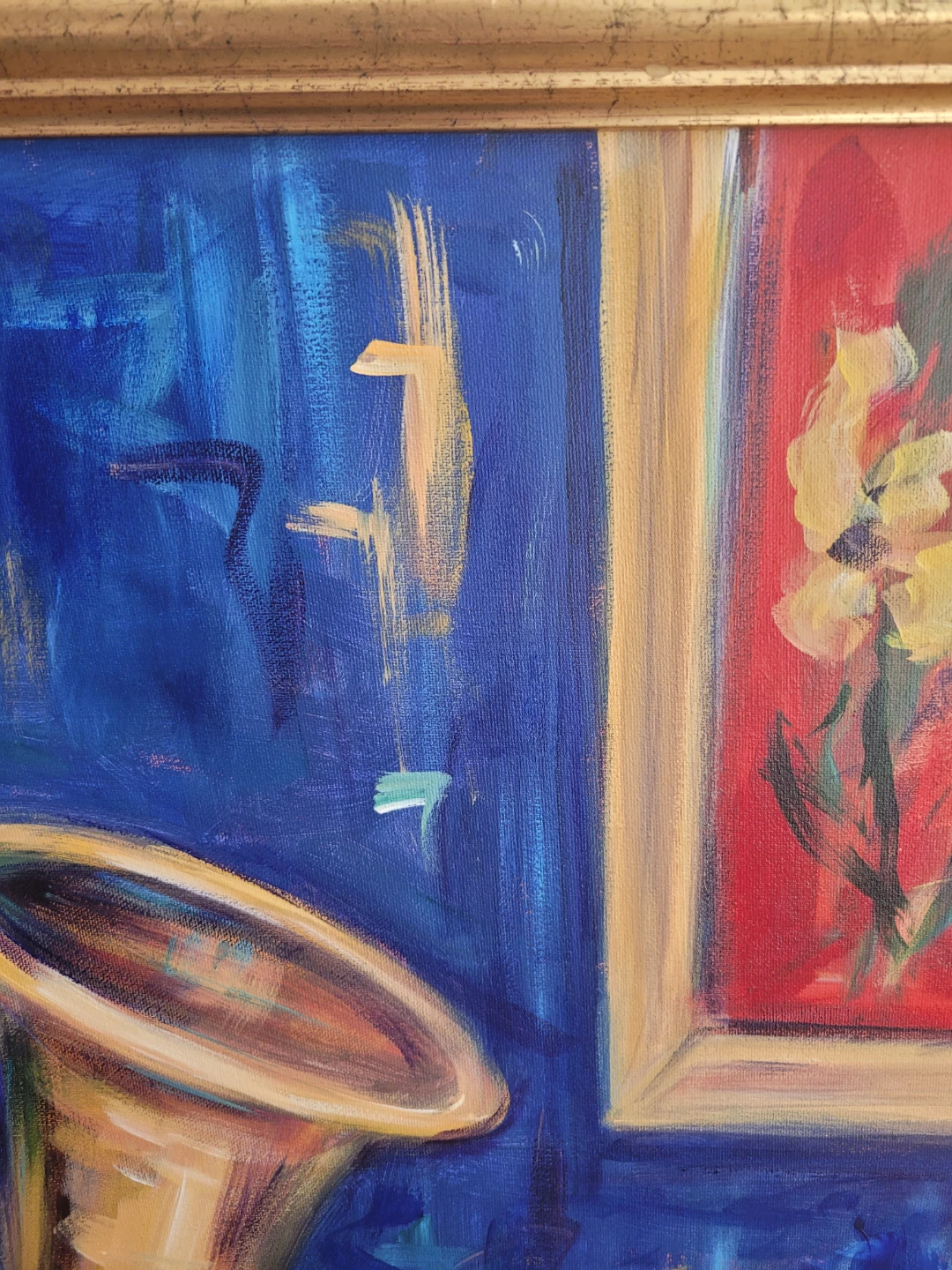 Sonia von Walter Saxophone Acrylic Painting - photo 3