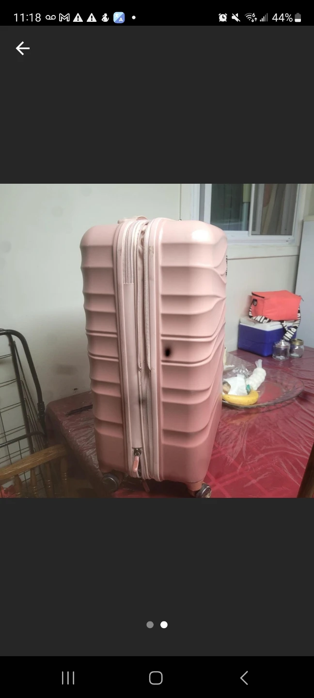 American Tourister Pink Hardside Spinner Luggage - photo 2