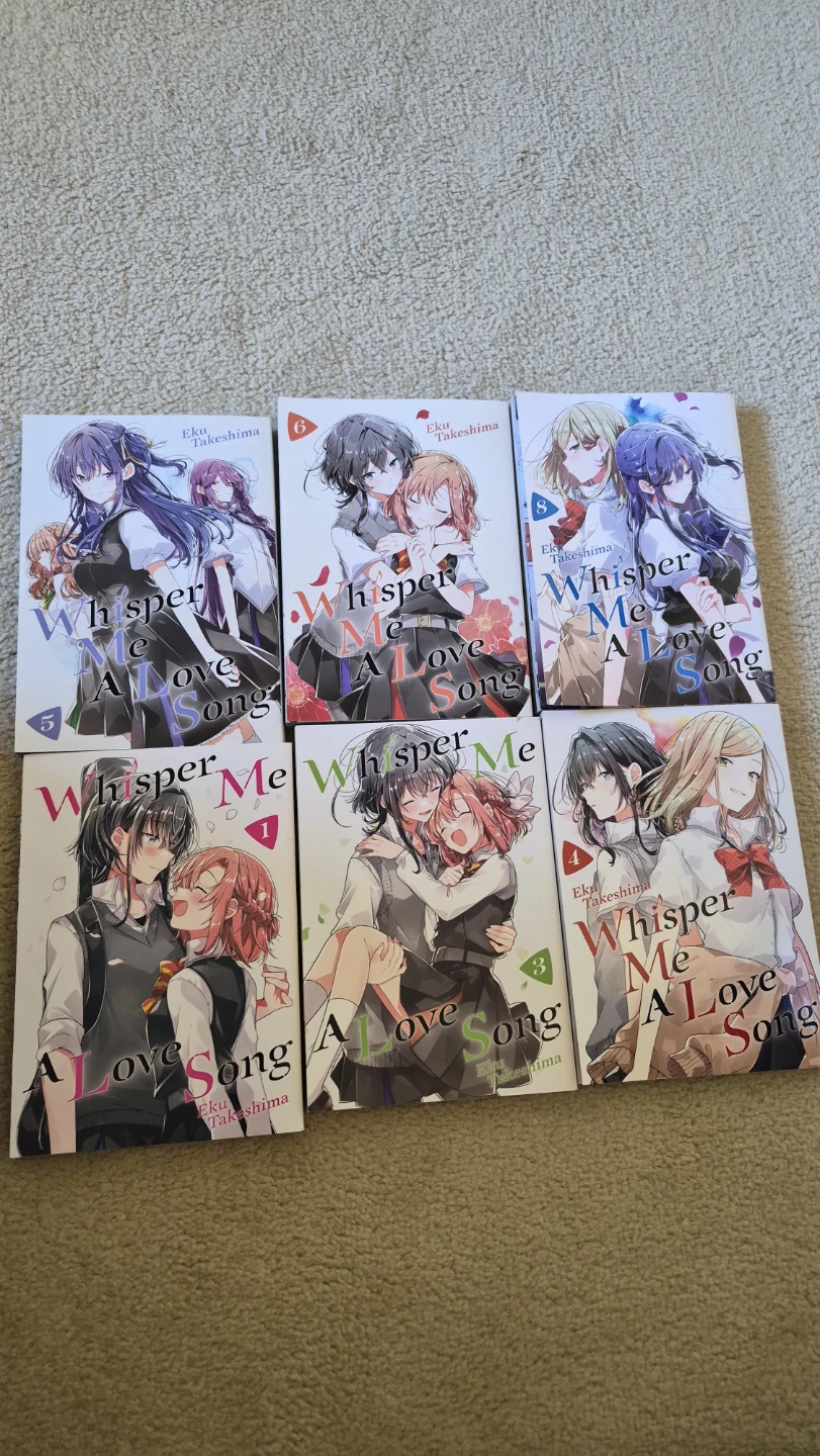 Whisper Me a Love Song Manga Volumes 1, 3, 4, 5, 6, 8