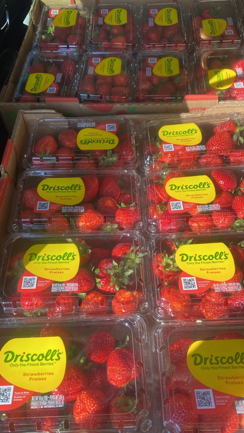 Fresh Driscoll's Fresh Strawberries 25$  per box of 8.