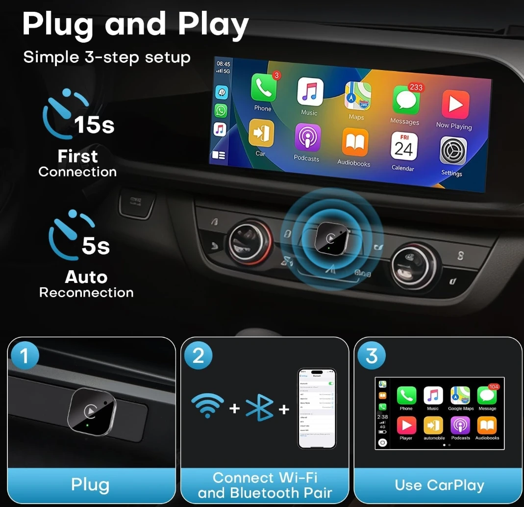 Wireless CarPlay Adapter - photo 4