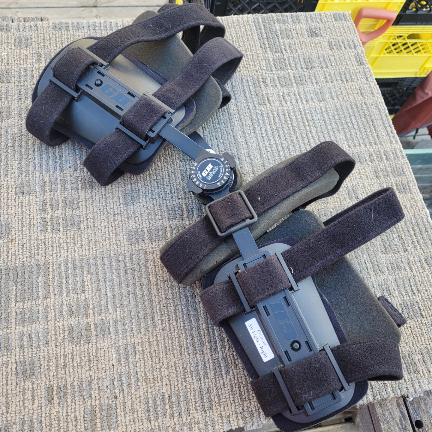 GII Rehab Contour Adjustable Hinged Right Knee Brace