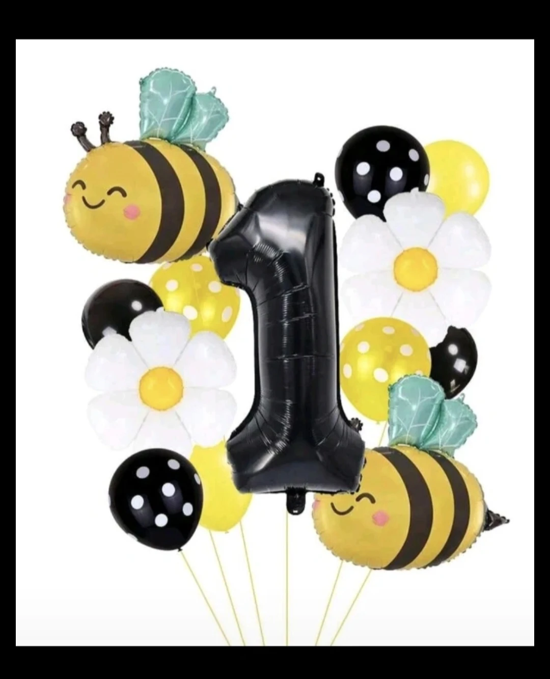 First Bday bee theme