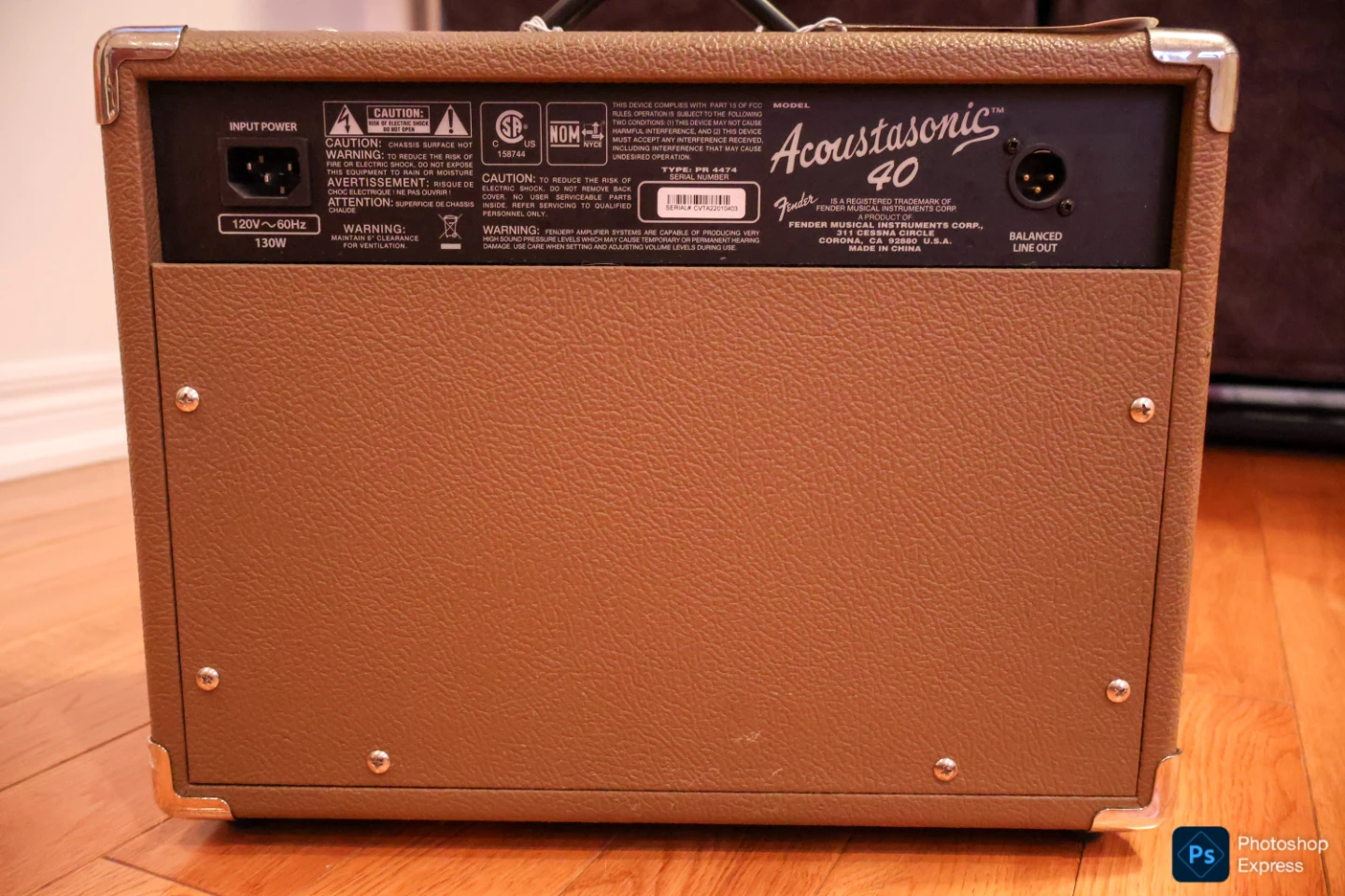 Fender Acoustasonic 40 Acoustic Guitar Amplifier - photo 4