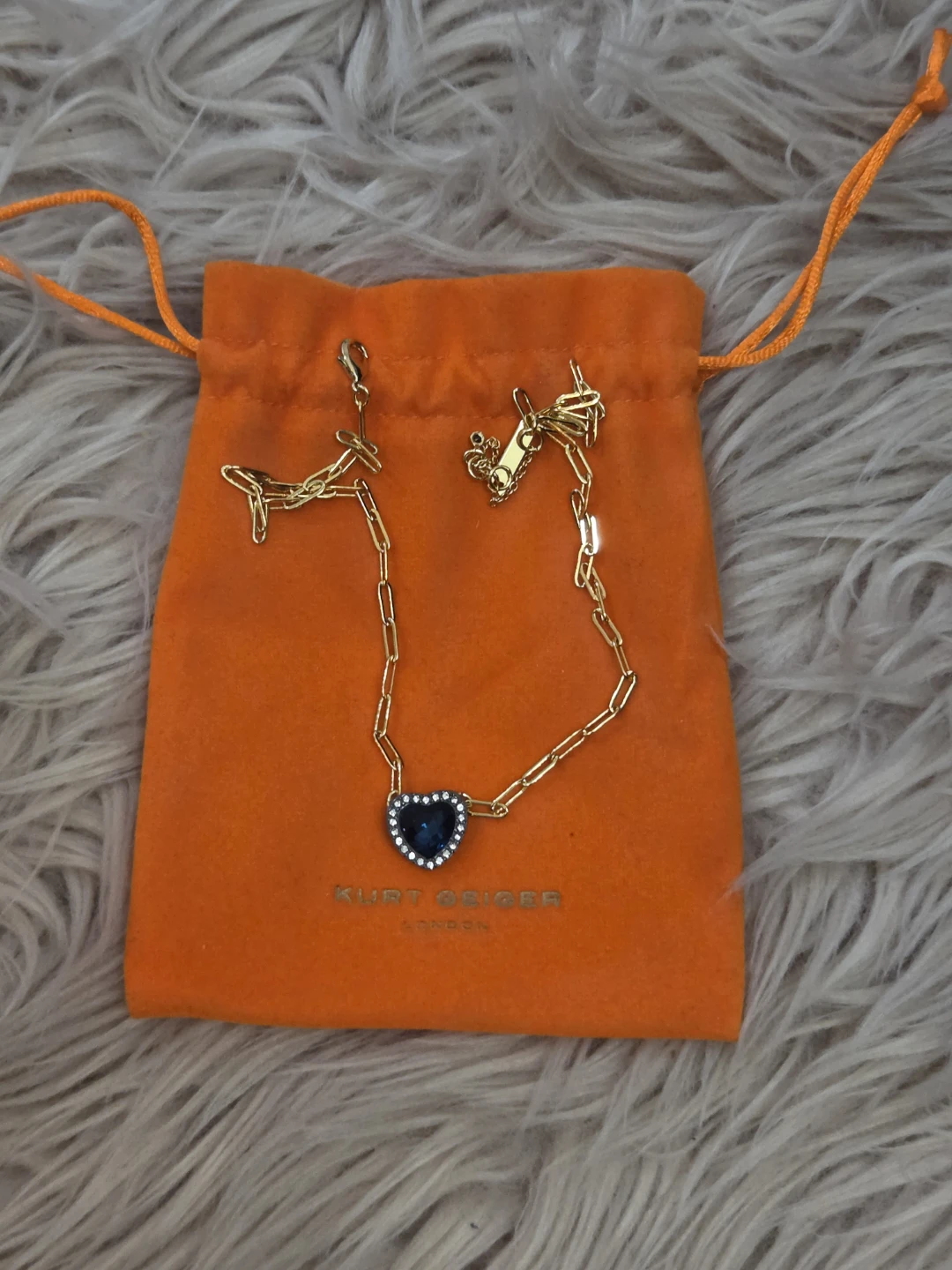 Kurt Geiger Heart Pendant Necklace