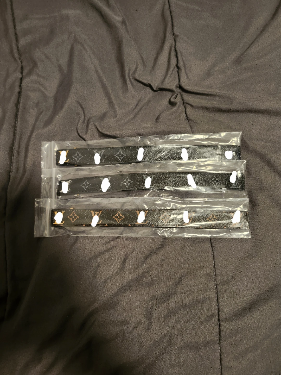 1:1 Three Louis Vuitton Inspired Wristbands