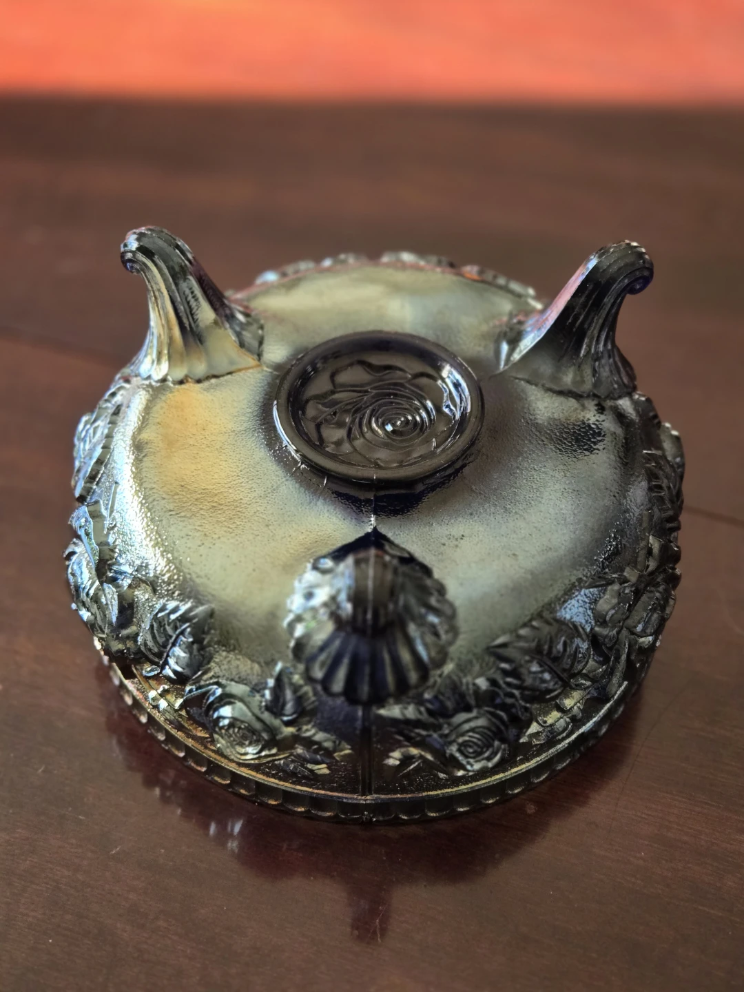 1970s Aurora Jewels Bowl - Imperial Lustre Rose - photo 4