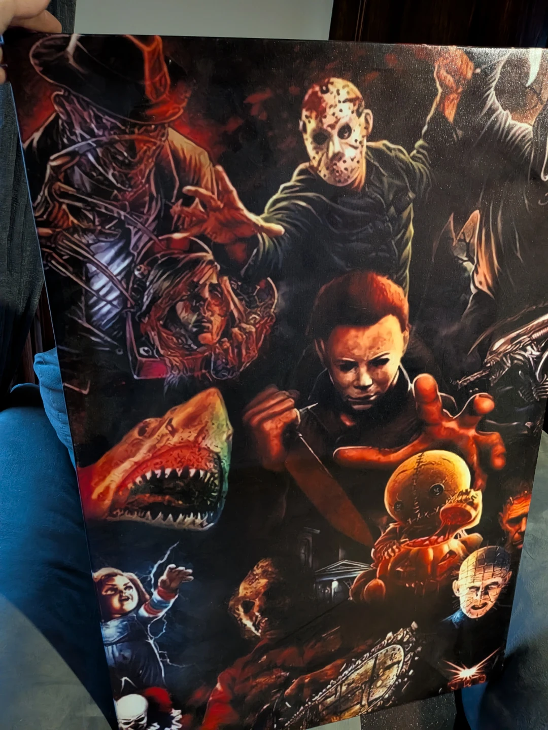 NEW!! Horror Movie Villain Themed Canvas Print